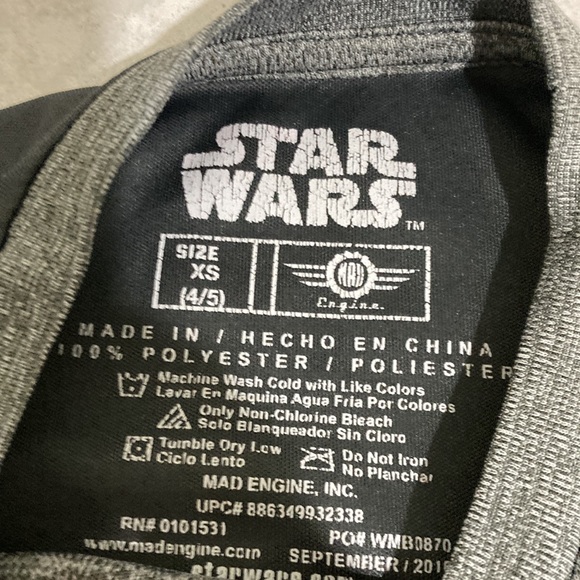 Star Wars Lord Vader, moisture wicking youth t shirt - Picture 4 of 5